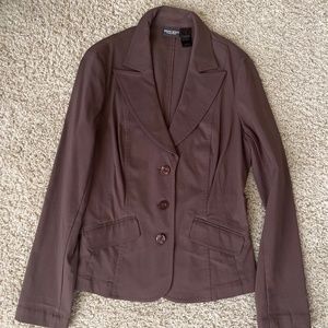 Bison Bisou Brown Blazer